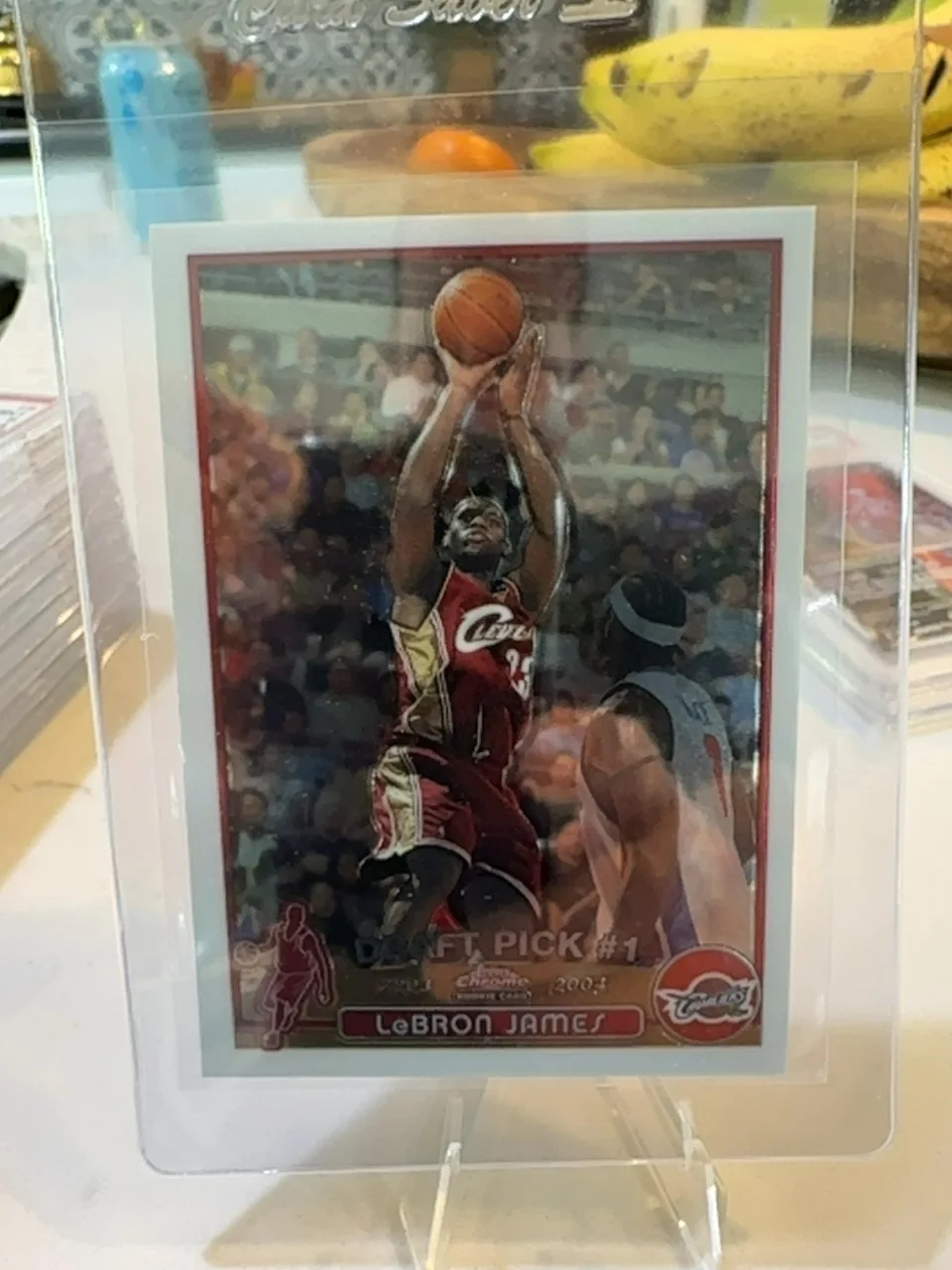2003-04 Topps Chrome LeBron James Draft Pick #1 Rookie Card